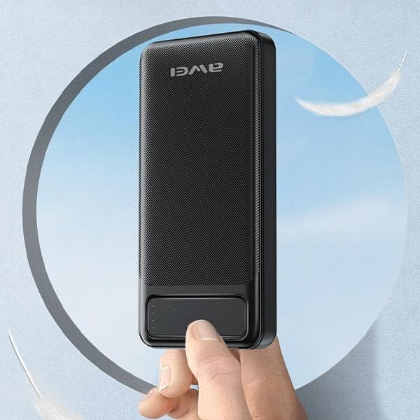 Awei Powerbank 10000mAh 2xUSB 2.1A - Svart