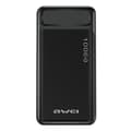 Miniatyrbild 1 av 5: Awei Powerbank 10000mAh 2xUSB 2.1A - Svart