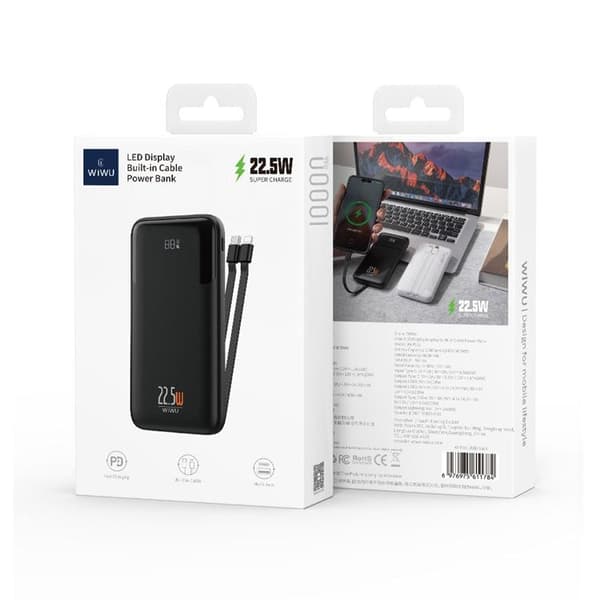 WIWU Powerbank 10000 mAh 22.5W Wi-P021 - Vit