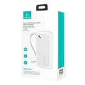 Miniatyrbild 7 av 7: USAMS Powerbank 10000mAh 1xUSB-C 1xMicro-USB 2xUSB-A - Vit