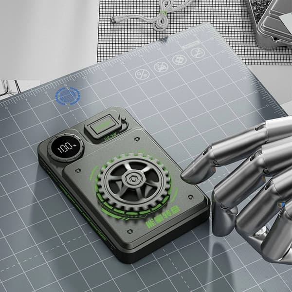 Dudao Powerbank 10000mAh 22.5W USB-A/USB-C - Grå