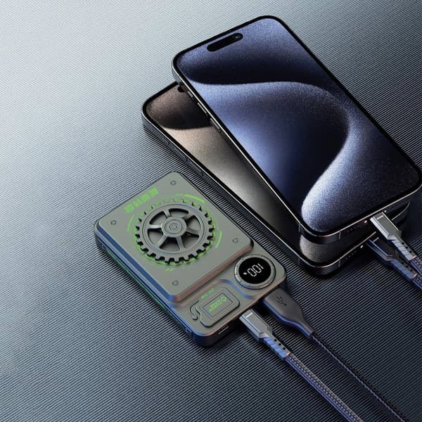 Dudao Powerbank 10000mAh 22.5W USB-A/USB-C - Grå