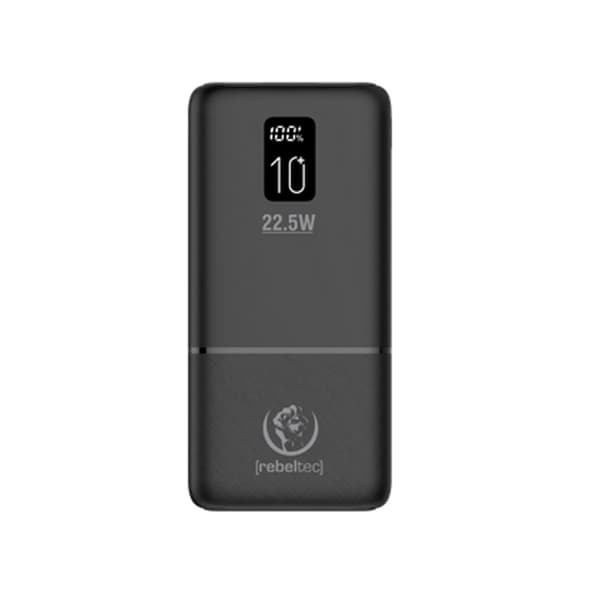 Rebeltec Powerbank 10000 mAh 22.5W P10 - Svart