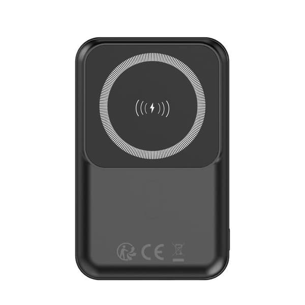 Forever Trådlös Powerbank 10000 mAh 22.5W PD QC MagSafe Svart