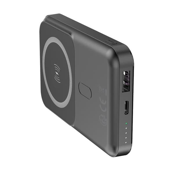 Forever Trådlös Powerbank 10000 mAh 22.5W PD QC MagSafe Svart