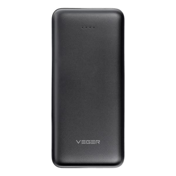 VEGER Powerbank 20000 mAh 2A A20 - Svart