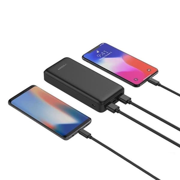 VEGER Powerbank 20000 mAh 2A A20 - Svart