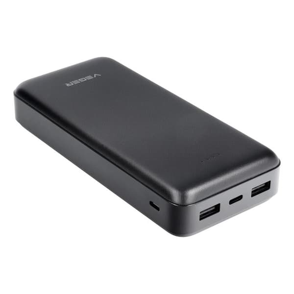 VEGER Powerbank 20000 mAh 2A A20 - Svart