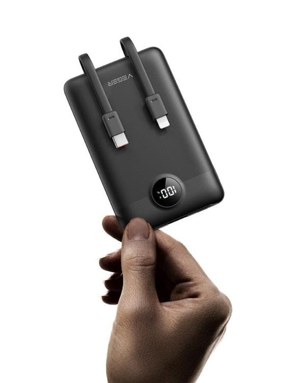 VEGER Powerbank 10000 mAh Type C / Lightning 22.5W C11 - Svart