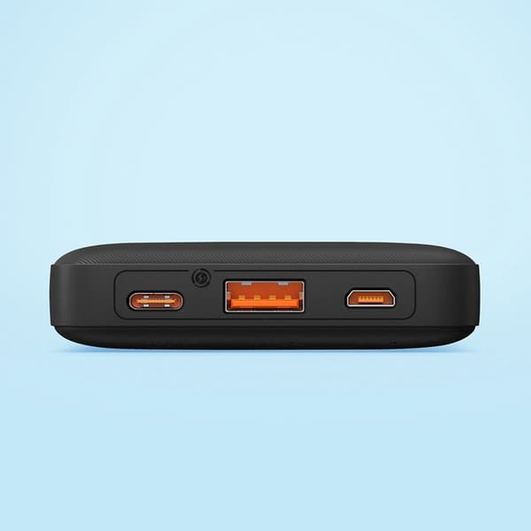 Baseus Powerbank 10000 mAh 20W Med USB-A Till USB-C Kabel - Svart