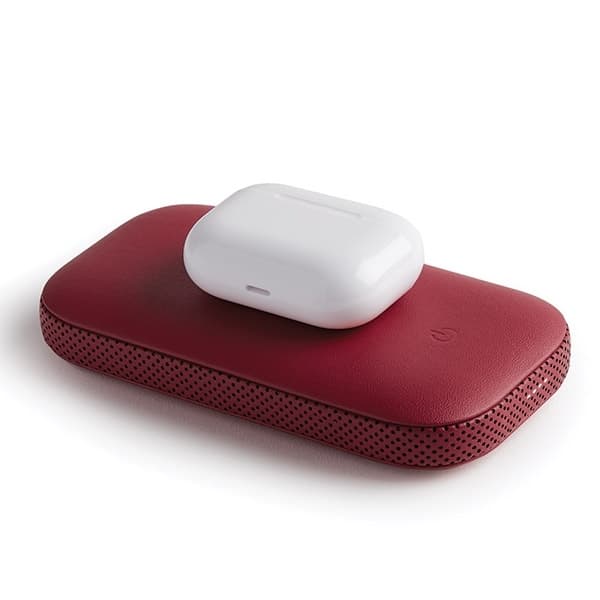 Lexon Trådlös PowerBank 5000mAh med Bluetooth-Högtalare - Röd