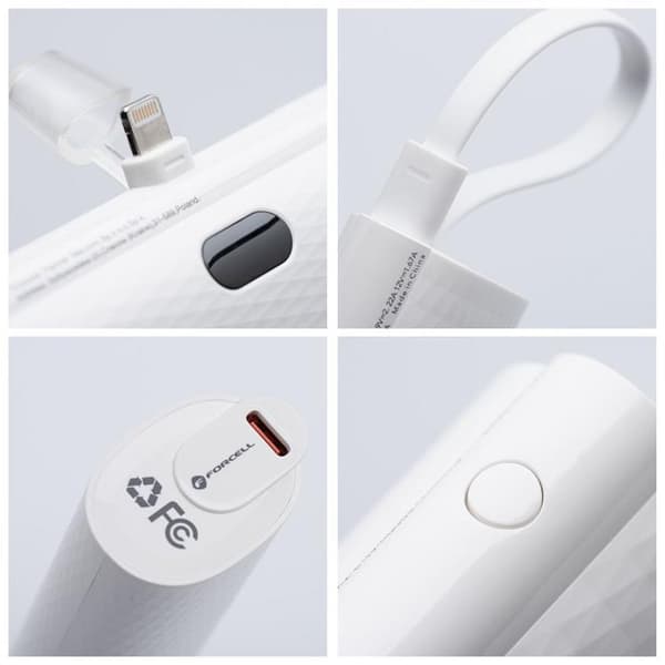 Forcell Powerbank 5000 mAh Lightning PD 20W F5K3 F-ENERGY - Vit