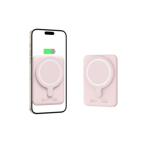 Tech-Protect PB10 Lifemag Magsafe Power Bank 5000mah - Rosa