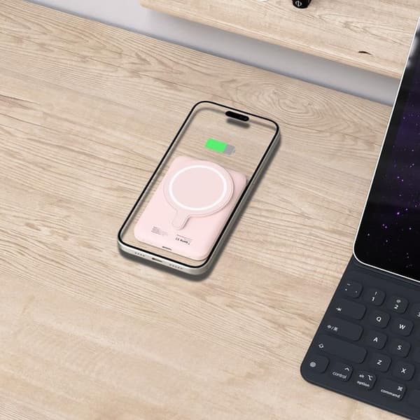 Tech-Protect PB10 Lifemag Magsafe Power Bank 5000mah - Rosa
