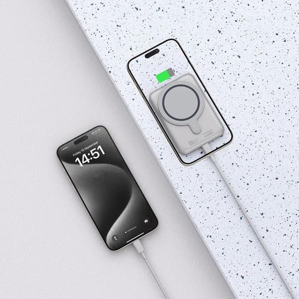 Tech-Protect Magsafe Trådlös Powerbank 10000mAh - Titanium