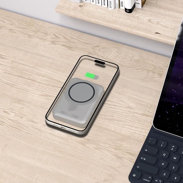 Tech-Protect Magsafe Trådlös Powerbank 10000mAh - Titanium