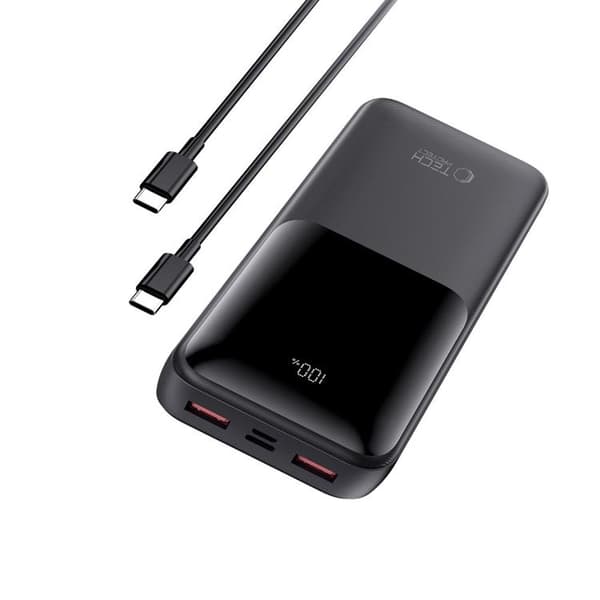 Tech-Protect Powerbank 20000mAh 22.5W - Svart