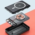 Miniatyrbild 8 av 10: USAMS Magnetisk Trådlös Powerbank 10000mAh 20W PD QC 3.0 - Svart