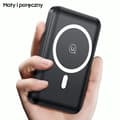 Miniatyrbild 9 av 10: USAMS Magnetisk Trådlös Powerbank 10000mAh 20W PD QC 3.0 - Svart