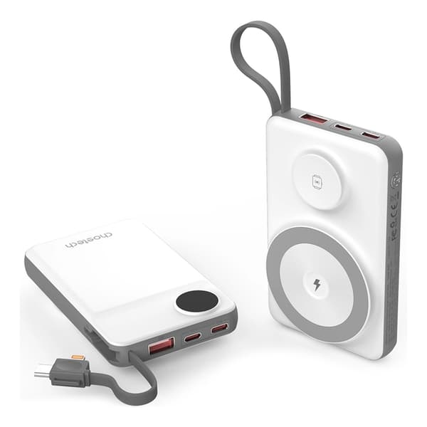 Choetech MagSafe Powerbank 10000mAh med Trådlös Laddare för Apple Watch/iPhone