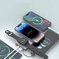 Miniatyrbild 7 av 11: Choetech MagSafe Powerbank 10000mAh med Trådlös Laddare för Apple Watch/iPhone