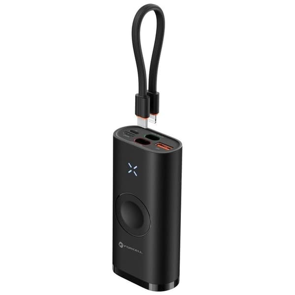 Forcell Powerbank för Apple Watch 10000 mAh 22.5W 3A - Svart