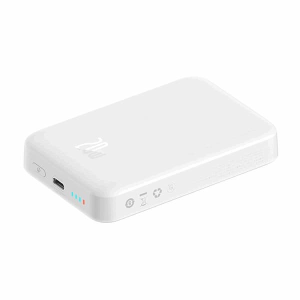 Baseus Magsafe Mini Powerbank 10000mAh USB-C PD 20W - Vit