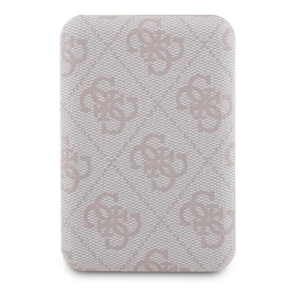 Guess Trådlös MagSafe Powerbank 5000mAh 15W 4G Metall Logo - Rosa