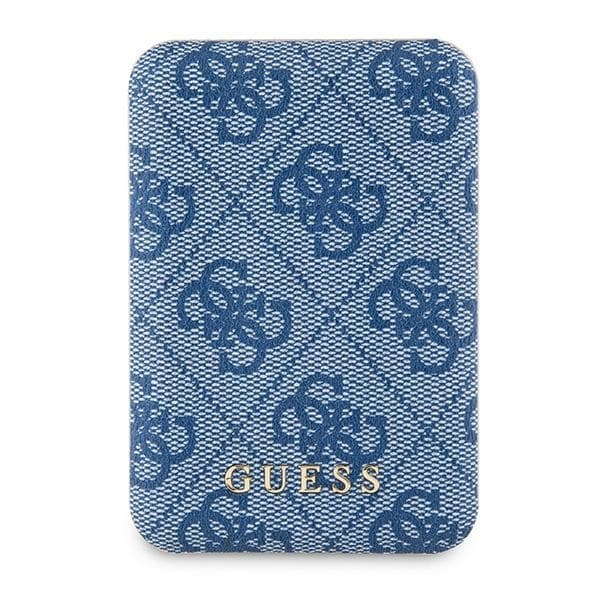 Guess Trådlös MagSafe Powerbank 5000mAh 15W 4G Metall Logo - Blå