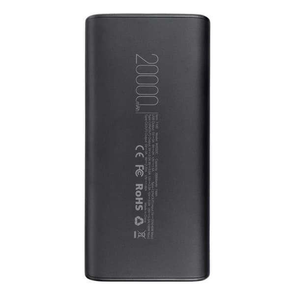 VEGER Powerbank 20000 mAh 100W PD QC 3.0 5A T100 - Svart
