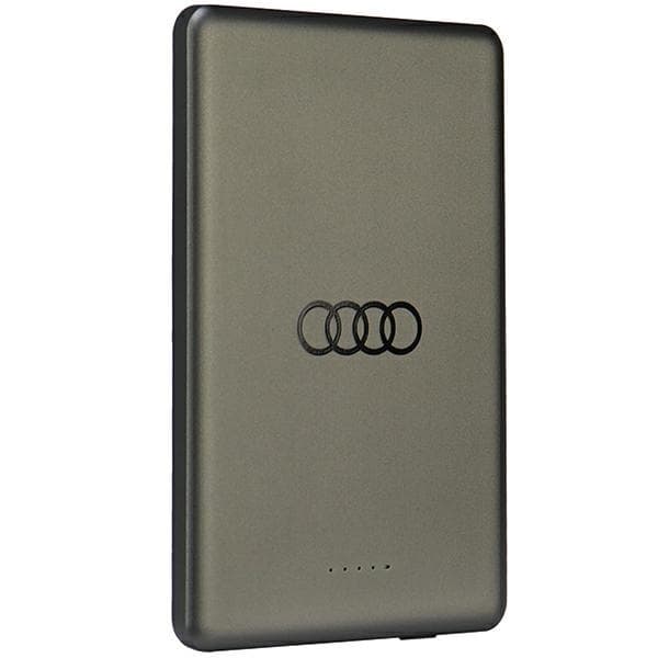 Audi Trådlös Magsafe Powerbank 5000mAh 15W Big Logo