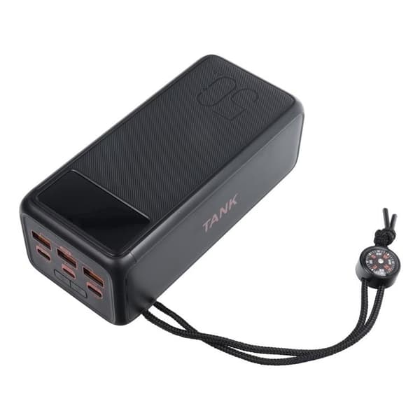 VEGER Powerbank 56000 mAh PD QC 3.0 5A 130W Tank Boost - Svart