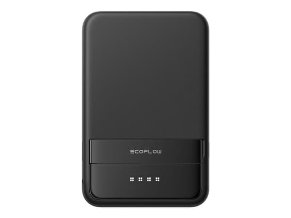EcoFlow RAPID - Trådløs nødlader - magnetisk - 5000 mAh - 18.5 Wh - 30 watt - PD 3.0 (24 pin USB-C) - svart - Europa