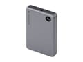 Miniatyrbilde 2 av 5: dbramante1928 re-charge - Strømbank - 10000 mAh - 38.5 Wh - 20 watt - 3 A - 2 utgangskontakter (magnetisk, 24 pin USB-C) - grå
