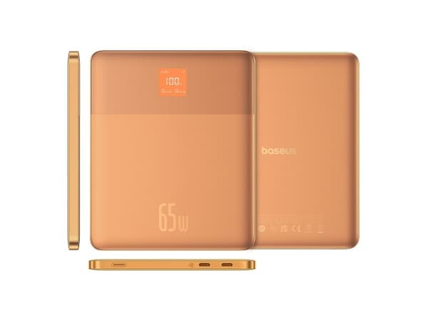 Baseus Blade2, 12000 mAh, Lithium Polymer (LiPo), 65 W, Sølv