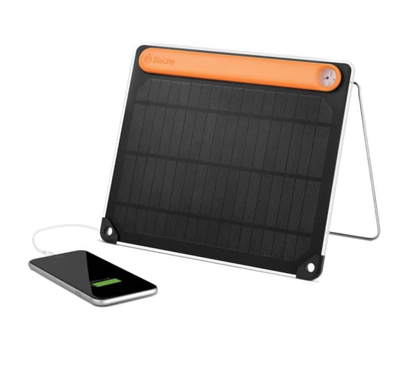 BIOLITE SOLAR PANEL 5+,  potabel solcellsladdare powerbank smartphone