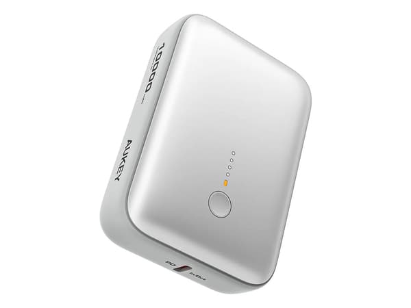 Aukey Powerbank Spark Mini 10000mAh 20W USB-C/USB-A hvit