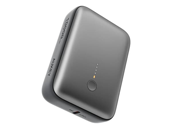 AUKEY 157000, 10000 mAh, Power Delivery, 15 W, Grå