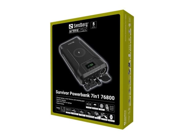 Sandberg Survivor Powerbank 7in1 76800