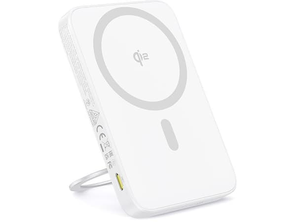 Baseus PicoGo, 5000 mAh, Trådløs lading, 20 W, Hvit