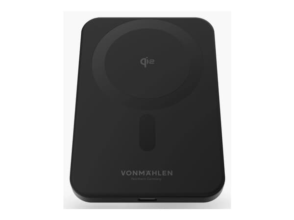 Vonmählen Evergreen Mag, 5000 mAh, Trådløs lading, 3,85 V, Sort