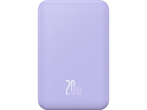 Powerbank Baseus Magnetic Mini, 5000mAh, 20W, PD + FQI, Purple P10022107513