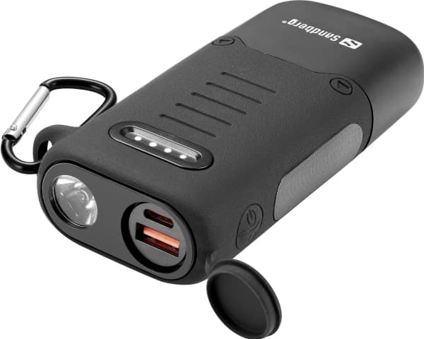 Sandberg Survivor Powerbank 10000 PD30W, 10000 mAh, Lithium-Ion (Li-Ion), Sort Sort