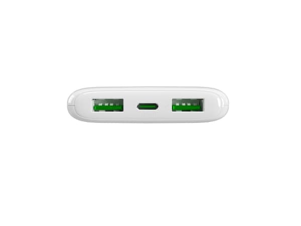 PURO PUFCBB100P3WHI, 10000mAh, 22,5W, Hvid