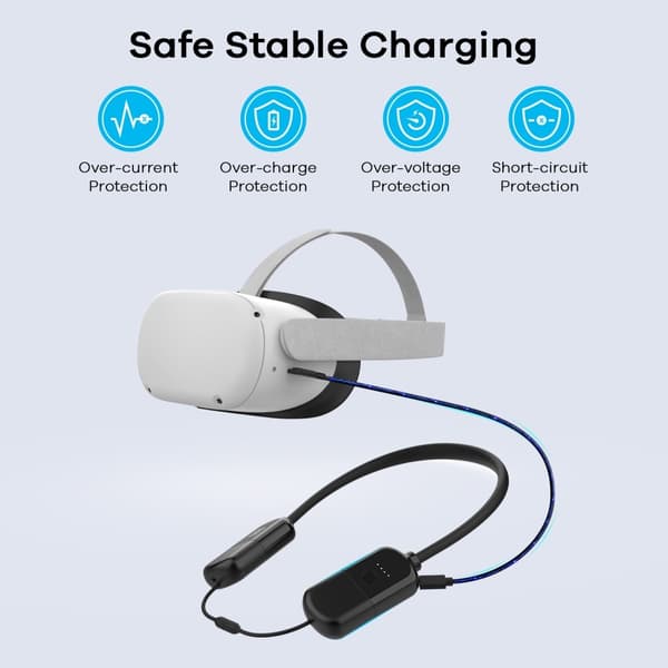 AMVR Pico 4 Meta Oculus Quest 2 Quest Pro Quest 3:lle 8000 mAh Powerbank