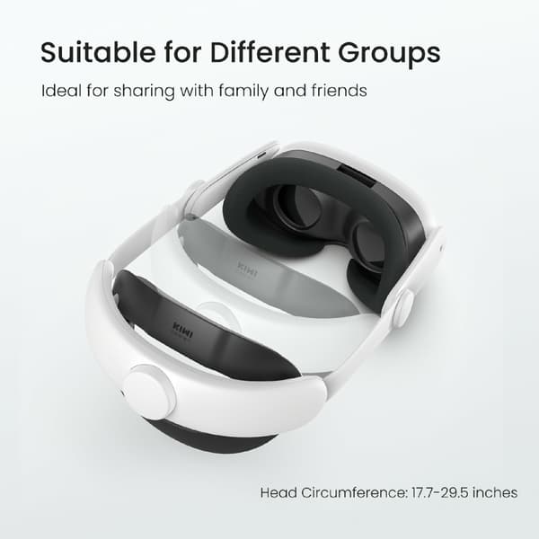 För Meta Quest 3 / 3S Head Strap Huvudrem Pannband Förläng batteritid Powerbank