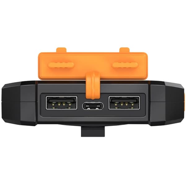 LogiLink PowerBank 6.000 mAh 10W Solcell Svart/Orange