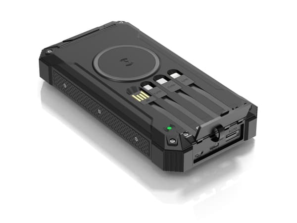 Denver 117140100090, 20000 mAh, Trådløs lading, Sort