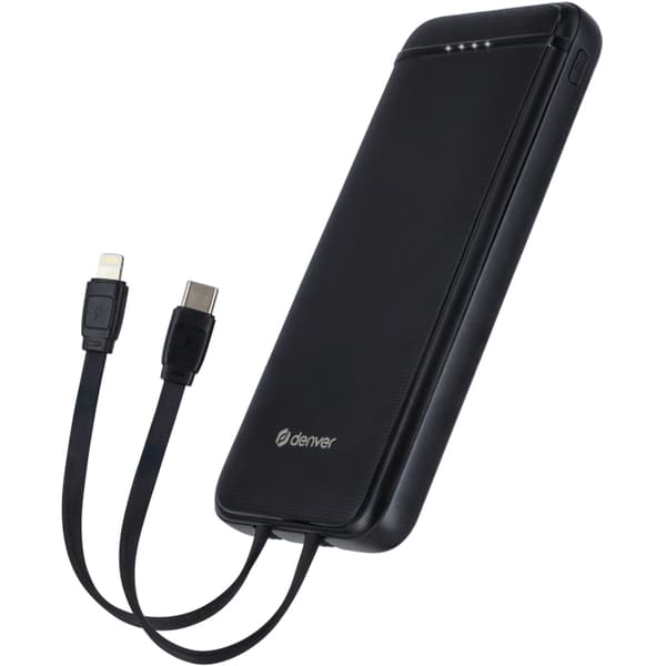 Denver PowerBank 10.000 mAh 18W Svart Svart