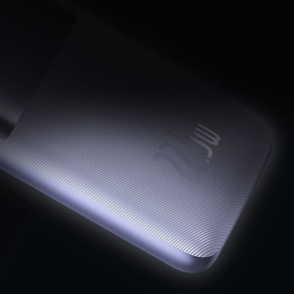 Baseus Powerbank Qpow 20000mAh 22.5W med Inbyggd USB-C Kabel - Vit